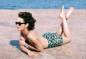 Marion Cotillard put her own spin on brunette beach waves with a stylish updo